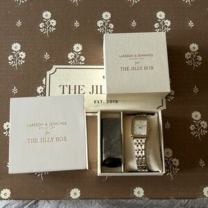 Larsson and Jennings Mixed Metal Boyfriend Watch